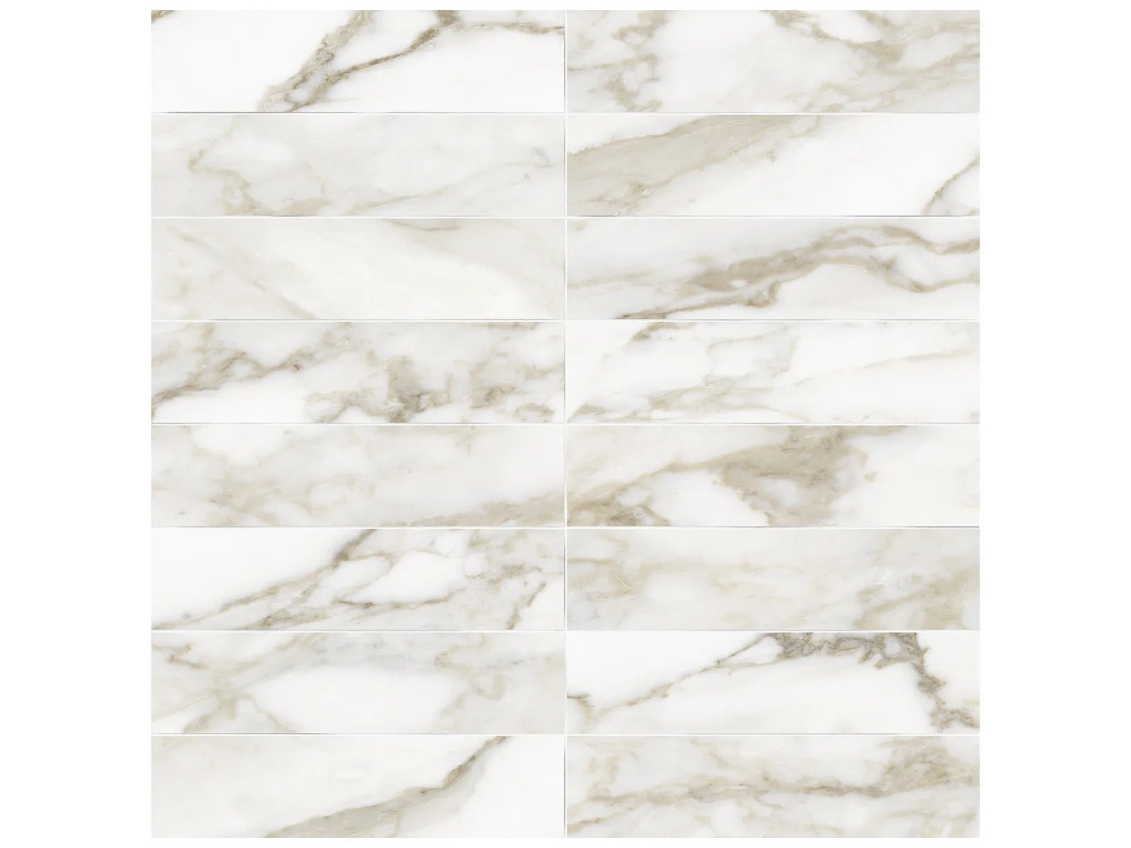 Anatolia - Tuiles murales Raffino Calacatta Dolce Mat 3" x 12" (vendu au pi²) ||4000-0278-0-SQFT - Ceramed