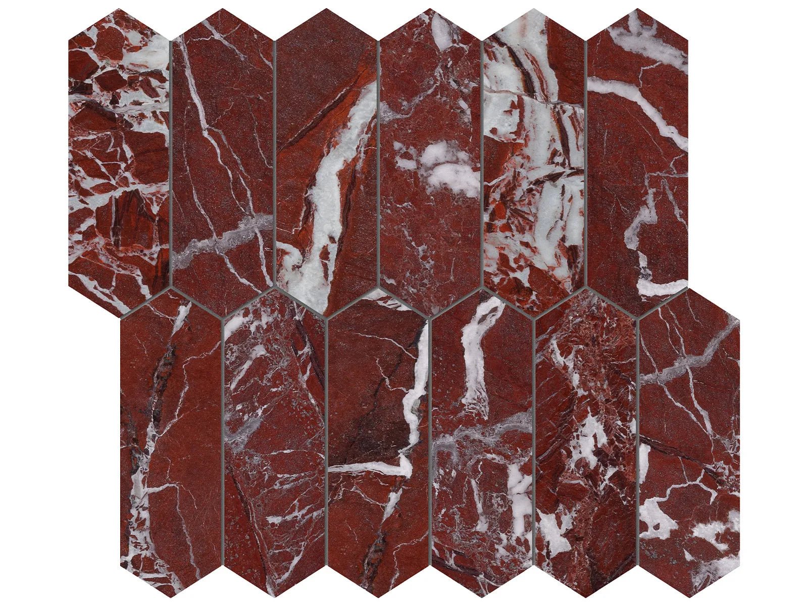 Anatolia - Tuscano Rosso Mosaïque - 2" x 6" Picket ||5001-0366-0 - Ceramed