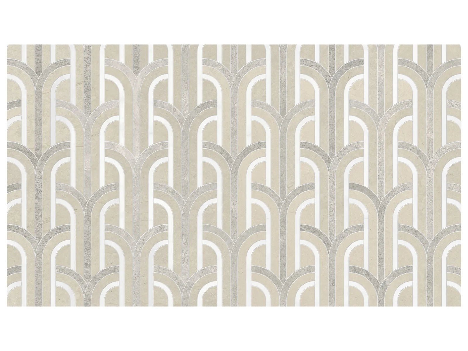 Anatolia - Utopio Florence Mosaïque Pierre Naturelle - Clay ||5001-0400-0 ||5001-0400-0 - Ceramed