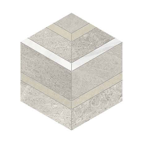 Anatolia - Utopio Hexo Mosaïque Pierre Naturelle - Clay ||5001-0392-0 ||5001-0392-0 - Ceramed