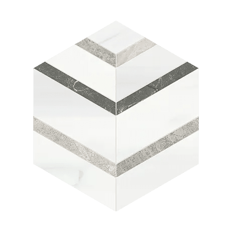 Anatolia - Utopio Hexo Mosaïque Pierre Naturelle - Mist ||5001-0394-0 ||5001-0394-0 - Ceramed