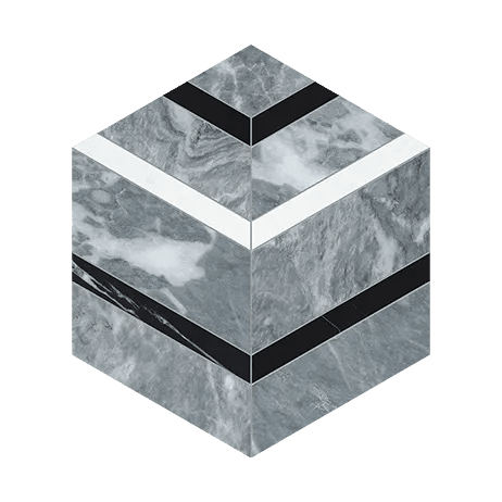 Anatolia - Utopio Hexo Mosaïque Pierre Naturelle - Monochromo ||5001-0391-0 ||5001-0391-0 - Ceramed