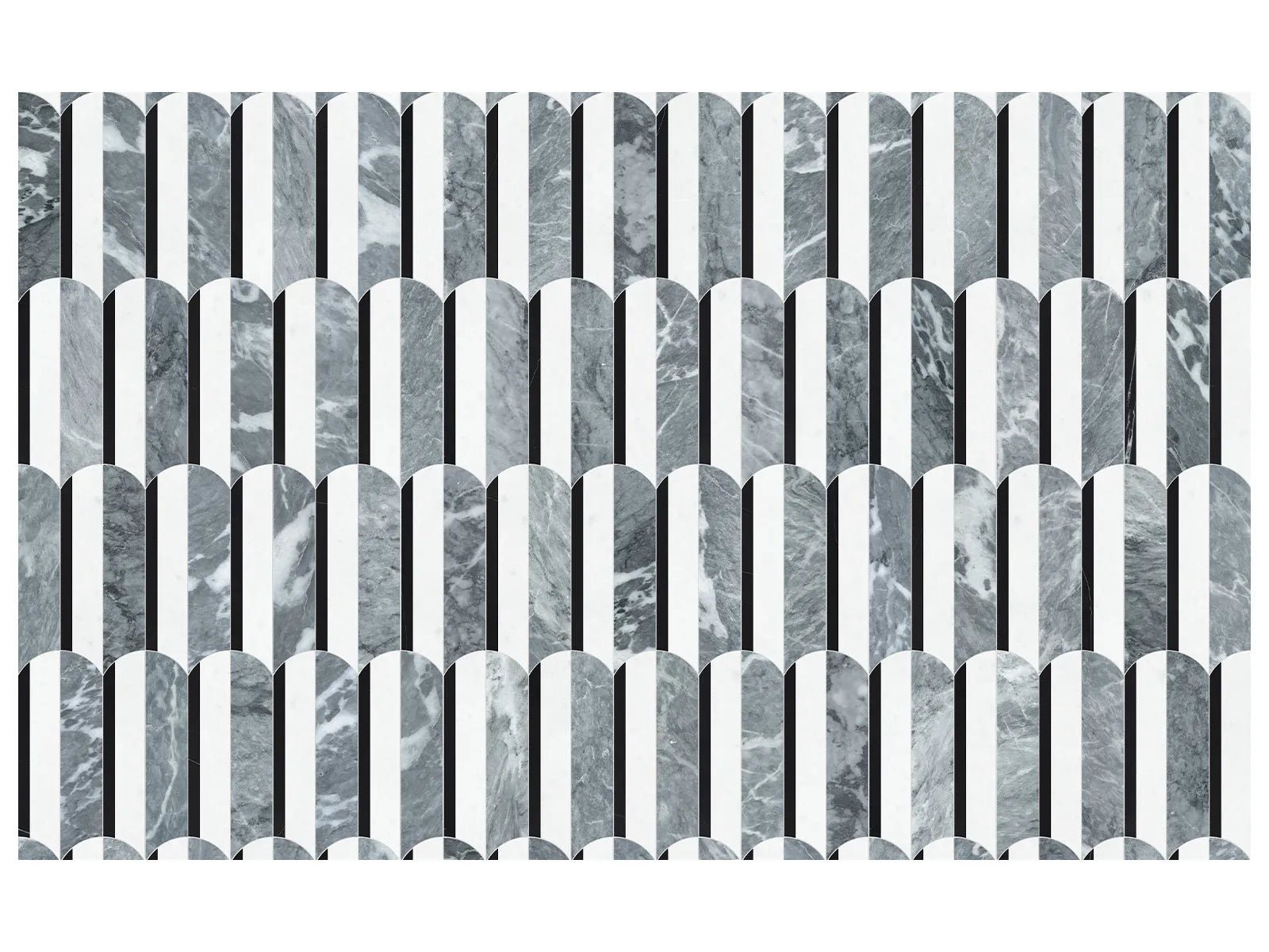 Anatolia - Utopio Hydros Mosaïque Pierre Naturelle - Monochromo ||5001-0401-0 ||5001-0401-0 - Ceramed