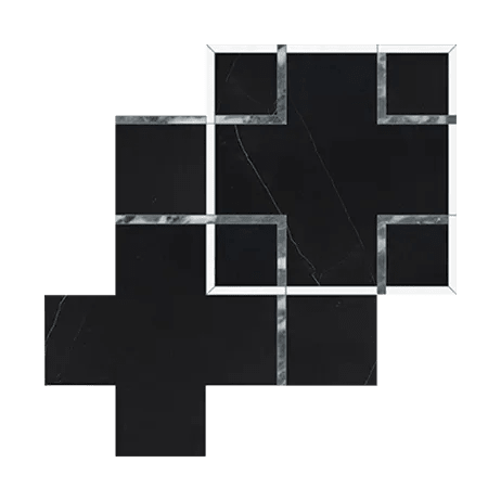 Anatolia - Utopio Schema Mosaïque Pierre Naturelle - Monochromo ||5001-0377-0 ||5001-0377-0 - Ceramed