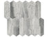 Anatolia - Volcana Notte - Mosaïque picket de marbre, fini adouci 4,9 x 15 cm (2 x 6 po)