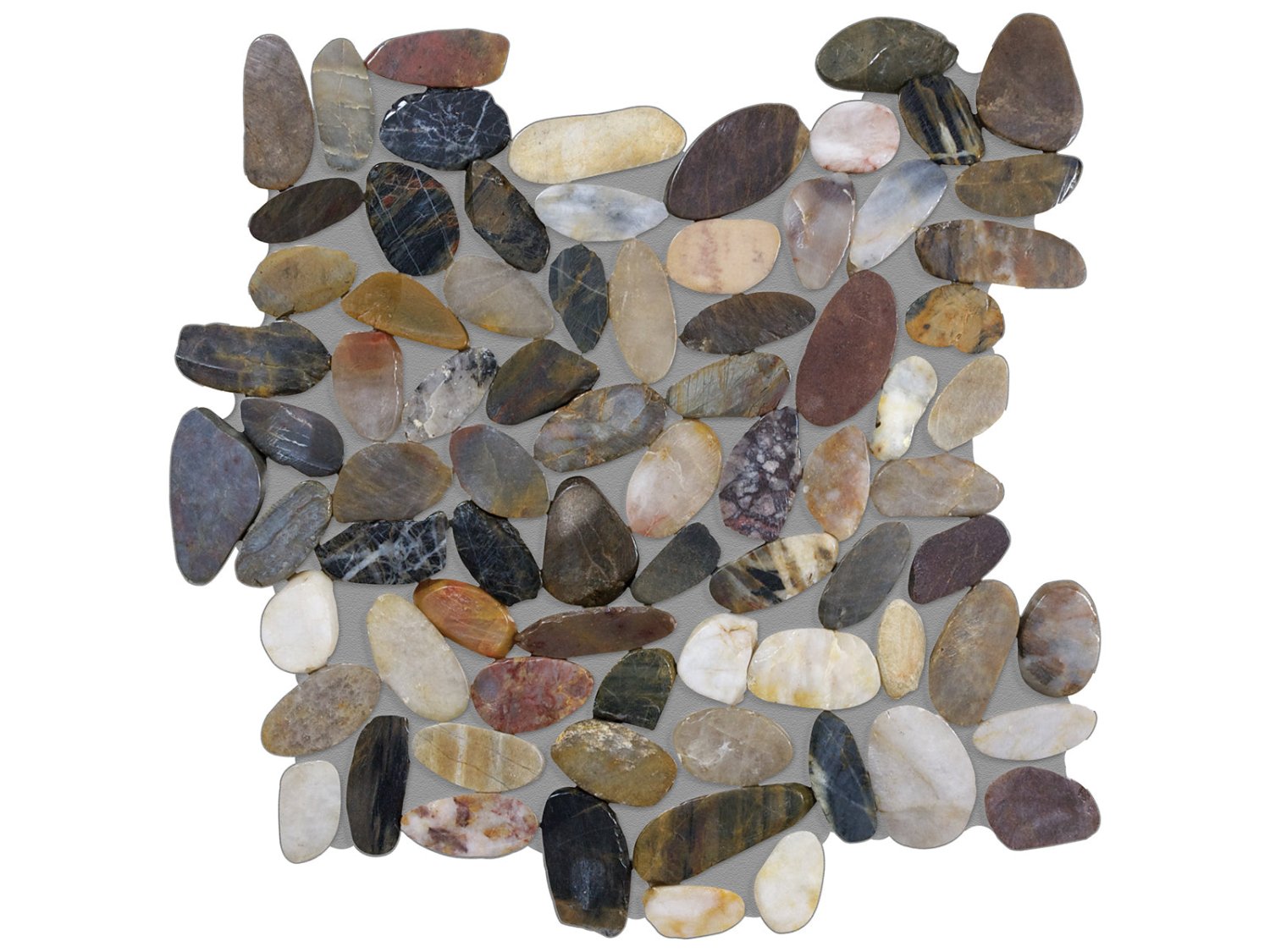 Anatolia - Zen - Bora Wilderness - Mosaïque de galets plats, fini poli