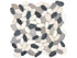 Anatolia - Zen - Tranquil Cool Blend - Mosaïque de galets plats, fini mat