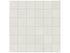 Anatolia - Zera Annex - Bianco - Mosaïque de porcelaine colorée dans la masse aspect tissu, fini mat 5 x 5 cm (2 x 2 po)