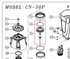 Apach - Ensemble piston pour CN-50P