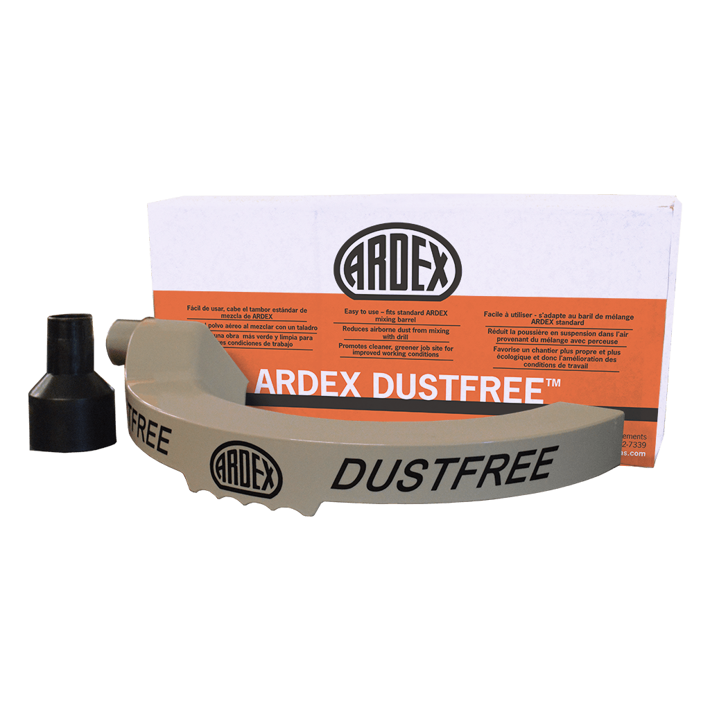 Ardex - DUSTFREE Unité de réduction de poussière pour barils de mélange T-10 d'ARDEX ||23024 - Ceramed
