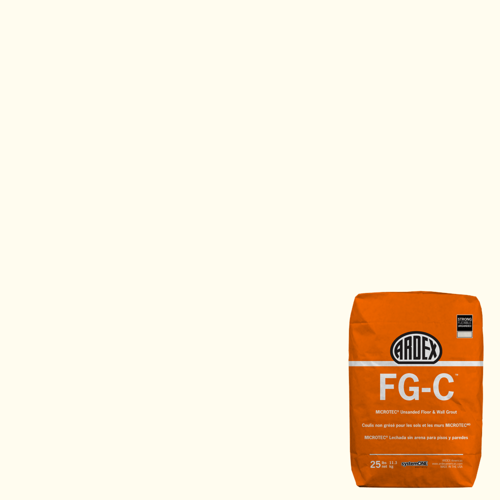 Ardex - FG-C MICROTEC Coulis sans sable - Polar White #01 - 25 lb