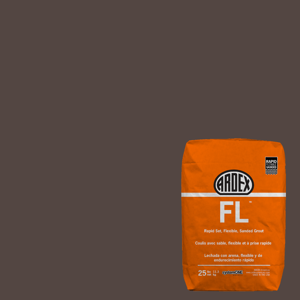 Ardex - FL Coulis flexible à prise rapide - Dark Walnut #48 - 25 lb