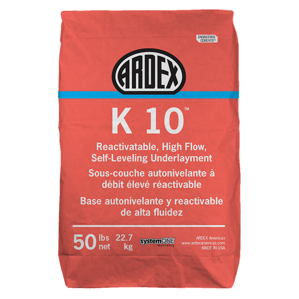 Ardex - K 10 Sous-couche réactivatable. auto-lissante. Gris - 50 lb ||22785 - Ceramed