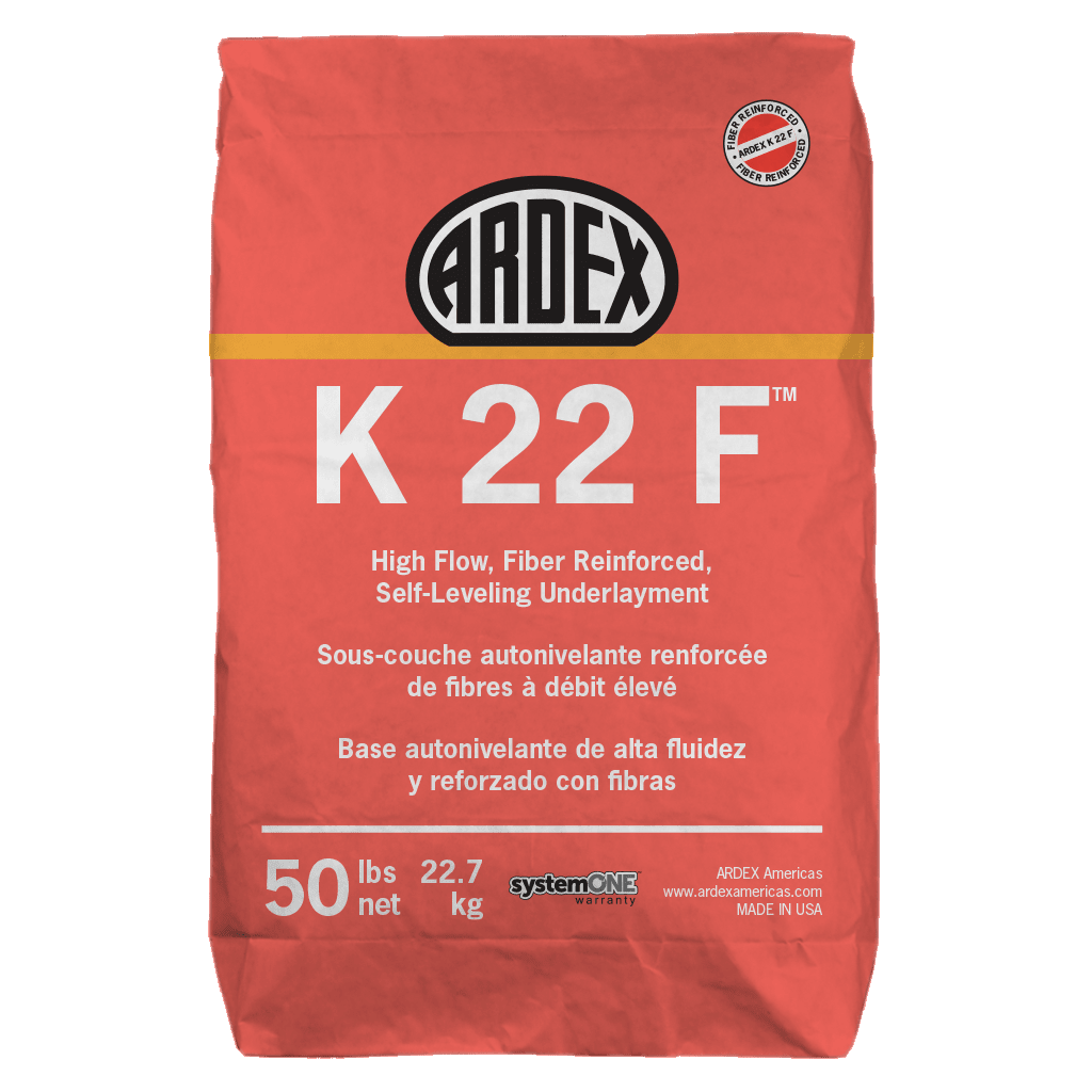Ardex - K 22 F - Sous-couche autonivelante, renforcée de fibres, à débit élevé - Gris - 50lbs ||24867 - Ceramed
