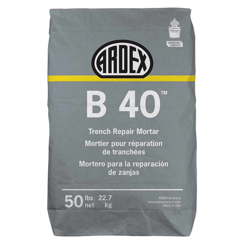 Ardex - Mortier réparateur pour béton B 40 gris 22.7 kg