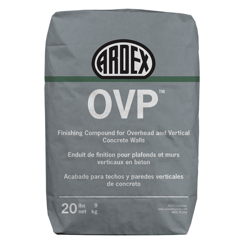 Ardex - OVP Enduit de finition pour plafonds et murs verticaux en béton. Gris - 20 lb ||12449 - Ceramed
