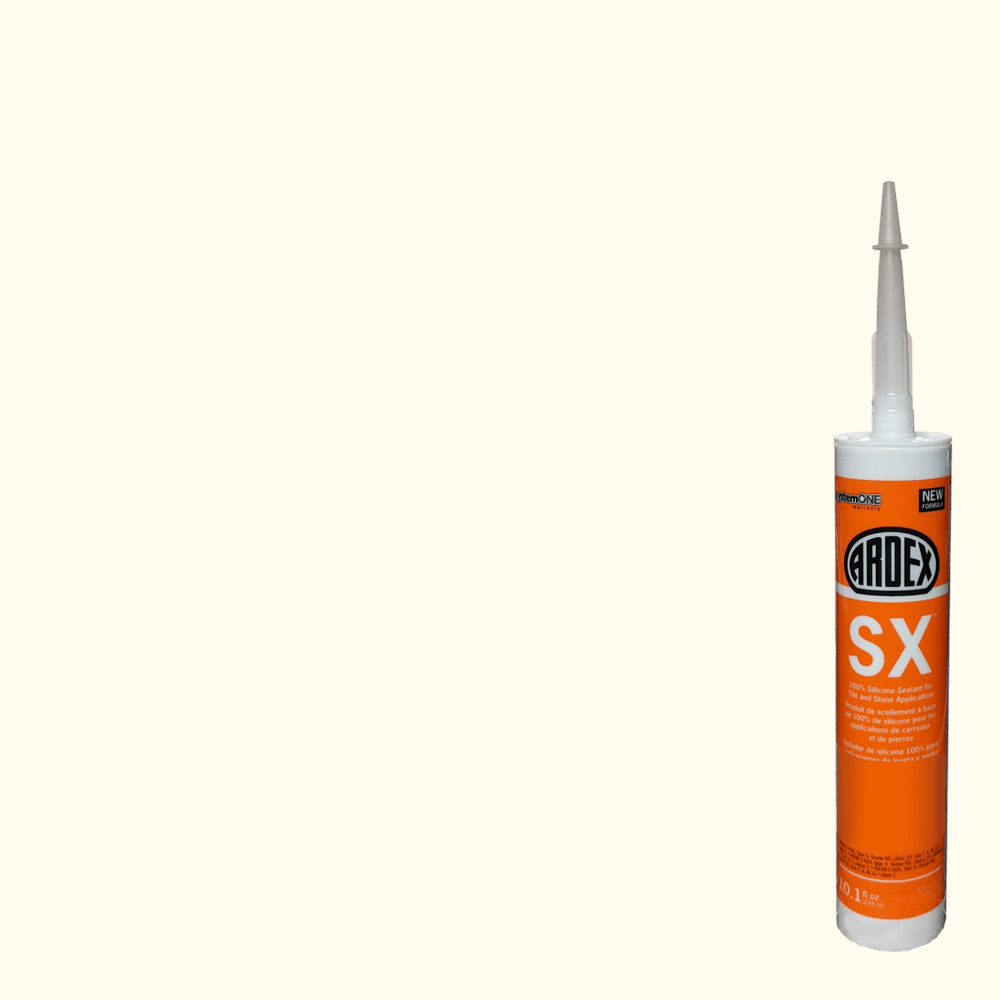 Ardex - SX Scellant 100%-silicone pour carreaux et pierres - Polar White #01 - 10.1 oz