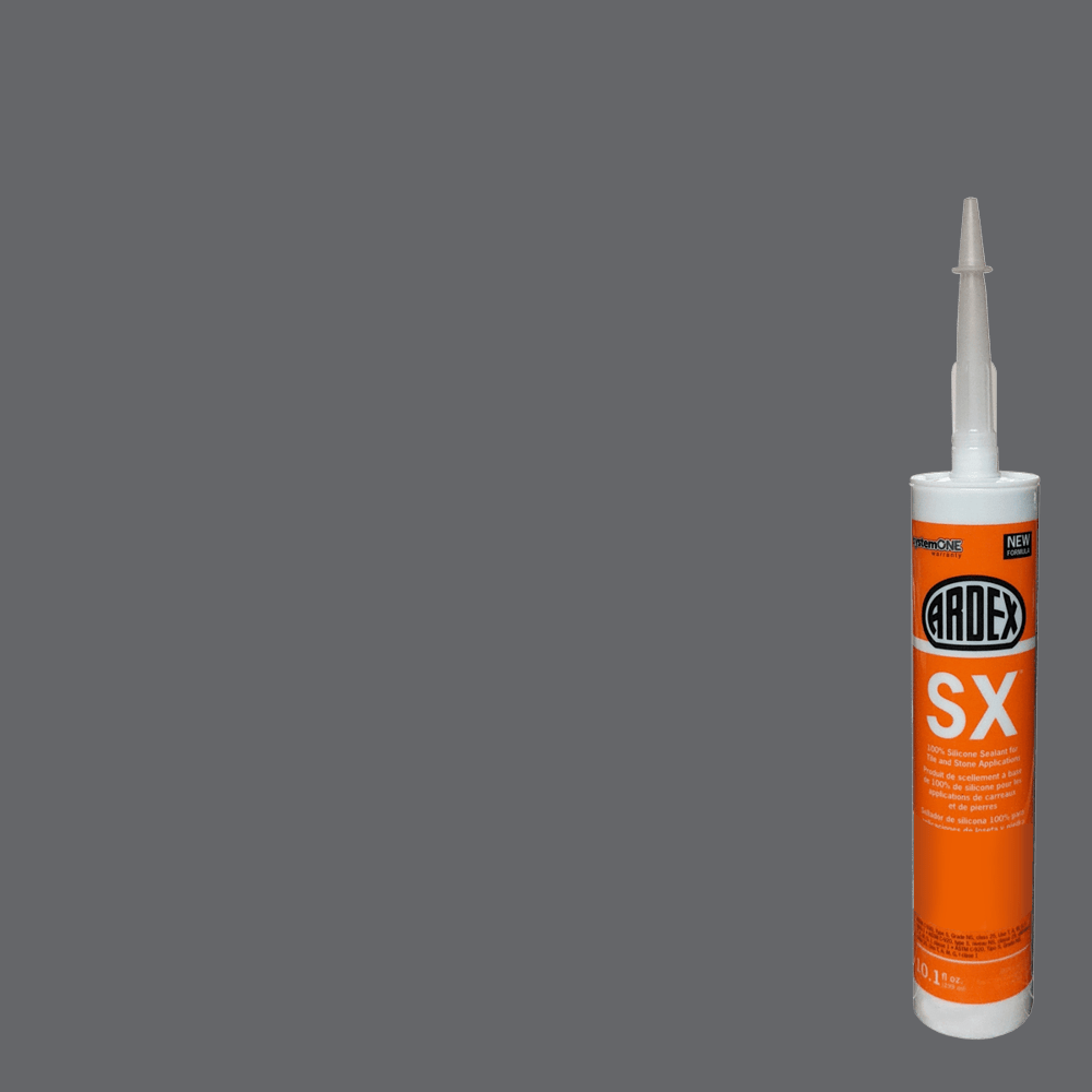 Ardex - SX Scellant 100%-silicone pour carreaux et pierres - Slate Gray #21 - 10.1 oz