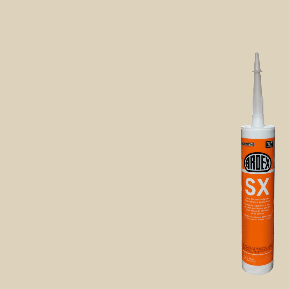Ardex - SX Scellant 100%-silicone pour carreaux et pierres - Sugar Cookie #03 - 10.1 oz
