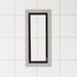 Fittes - Trappe de ventilation avec cadre OG Matte Grey 3" x 10"