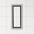Fittes - Trappe de ventilation avec cadre OG Matte Grey 4" x 10"