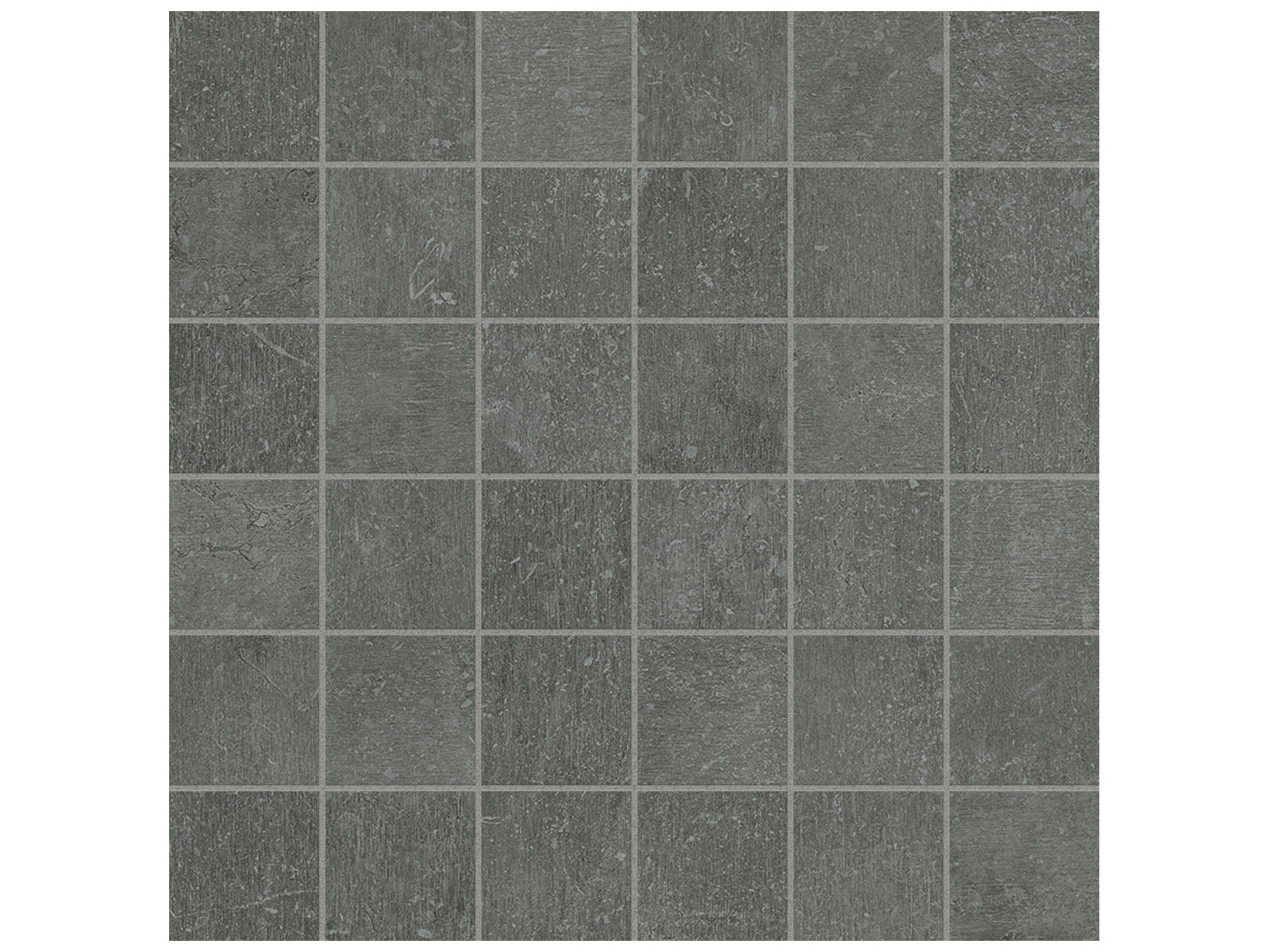 Anatolia - Mosaïque de porcelaine Nexus Graphite mate 2" x 2"