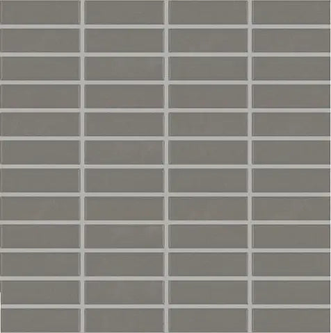 Centura - BASIC MOSAÏQUE - Ceramic Tile - grey bronze 12 in x 12  in x 6 mm