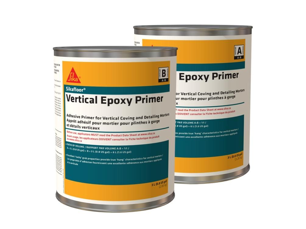 Sika - Sikafloor - Apprêt époxy pour surfaces verticales transparent - 6 L ||459677