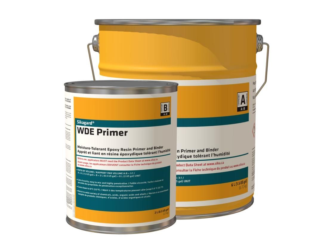 Sika - Apprêt Sikagard WDE transparent 2 partie A + 2 partie B - 16 L ||449794