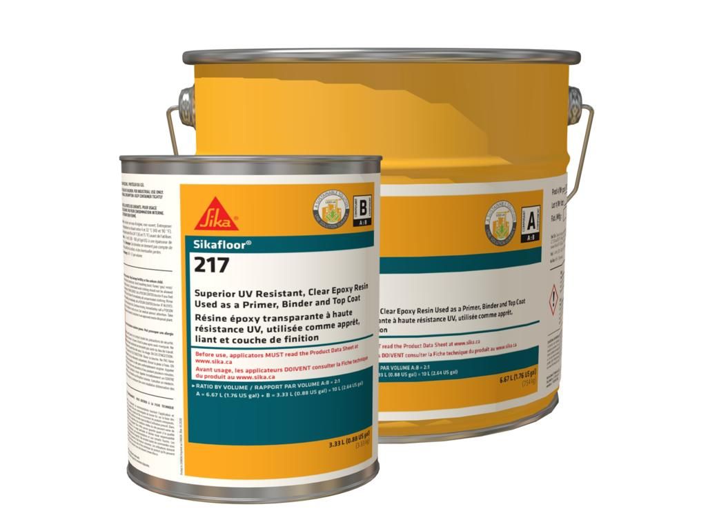 Sika - Revêtement à l'époxy Sikafloor-217 Partie A + B - 10 L ||574378