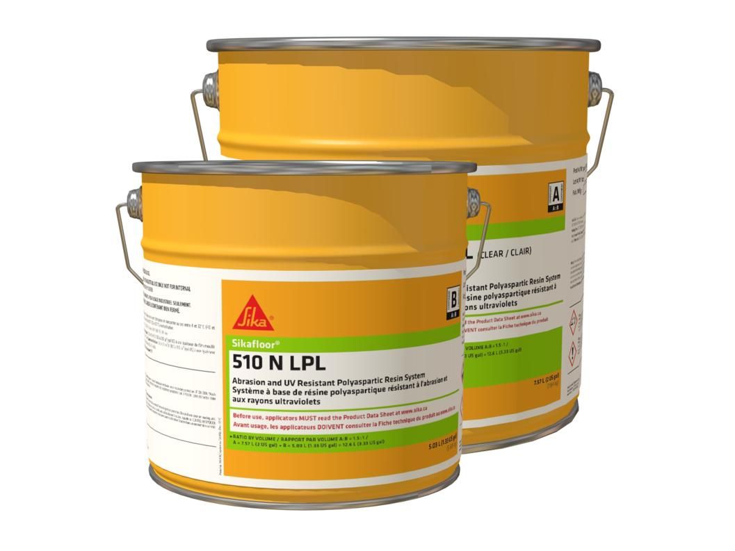 Sika - Revêtement à l'urethane Sikafloor-510 N LPL transparent Partie A + B - 12.6 L ||521500