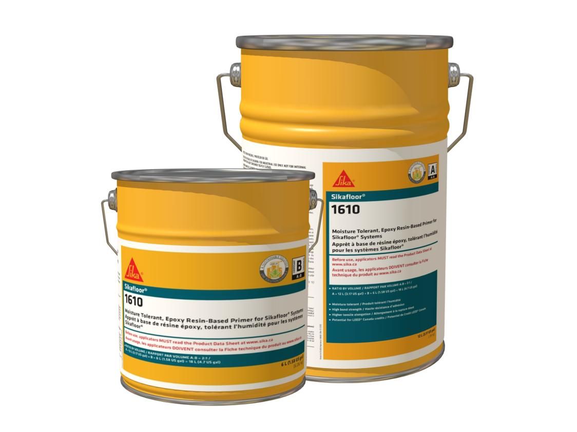 Sika - Apprêt à l'époxy Sikafloor-1610 Partie A + B - 18 L ||468915