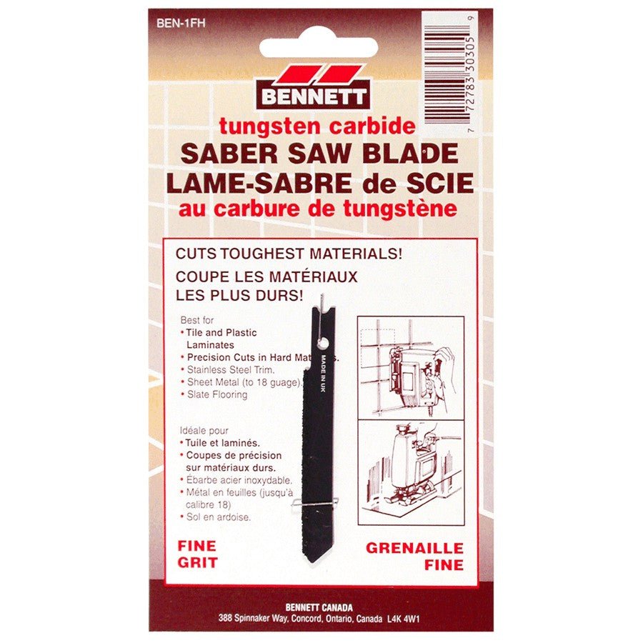 Bennett - Lame Scie Sauteuse Tungstene Pour Ceram