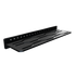 Fusion - Tablette pour douche acier inoxydable noir 16" x 4 1/2"