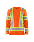 Blaklader - Chandail à manche longue haute visibilité orange grandeur XL
