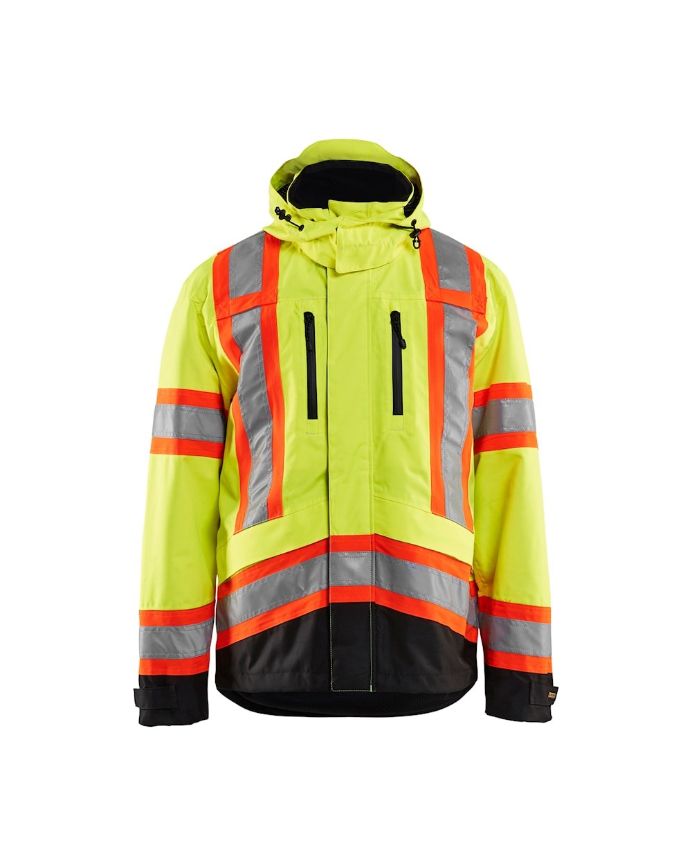 Blaklader - Manteau coquille haute visibilité #3399 Jaune/Noir M