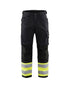 Blaklader - Pantalon anitdéchirure haute visibilité #9933 Noir/Jaune 40/32