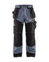 Blaklader - Pantalon de travail x 1600 Grey/Black Craftsmen - grandeur 34/30