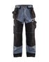 Blaklader - Pantalon de travail X1600 #9499 Gris/Noir 34/34