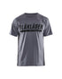 Blaklader - T-Shirt à manches courtes avec logo gris X-Large