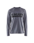 Blaklader - T-Shirt imprimé à manches longues Gris - grandeur XL