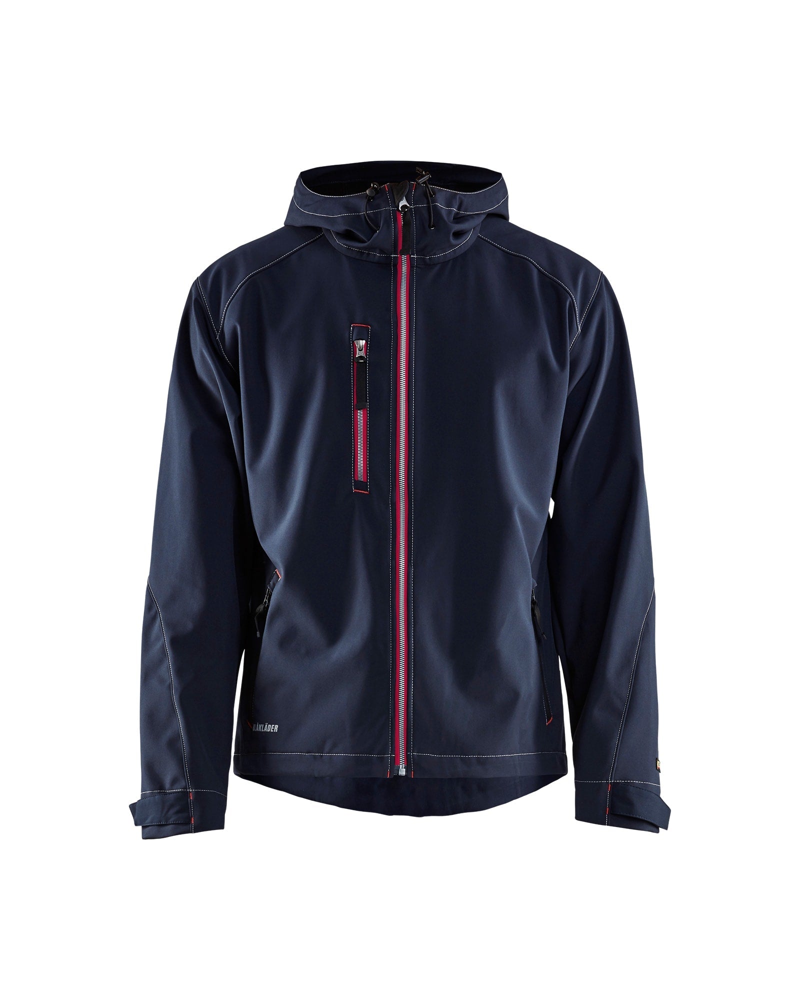 Blaklader - Veste coquille souple Pro marine foncé et rouge Small