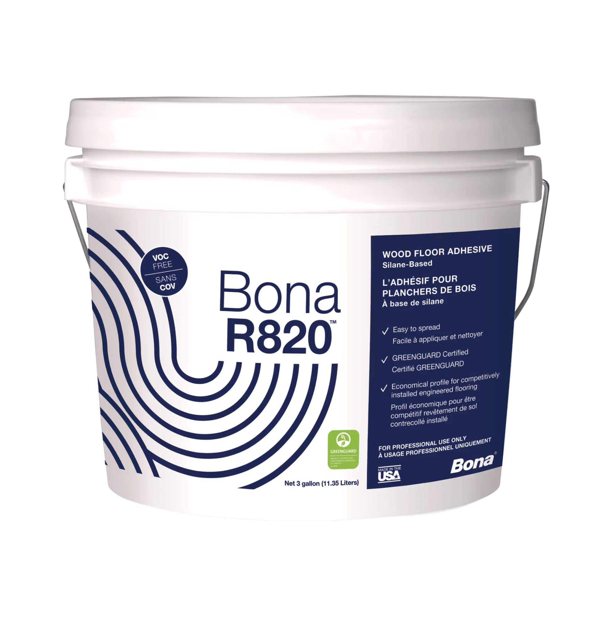 Bona - Adhésif pour planchers de bois R820 3 gal || BR820061001 - Ceramed
