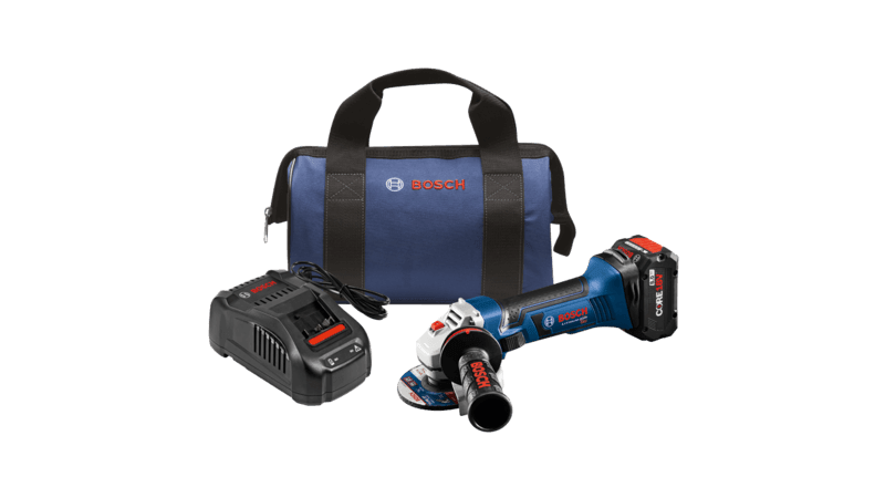 Bosch - Ensemble rectifieuse angulaire avec batterie compacte Core 18V 4.0Ah 4-1/2"