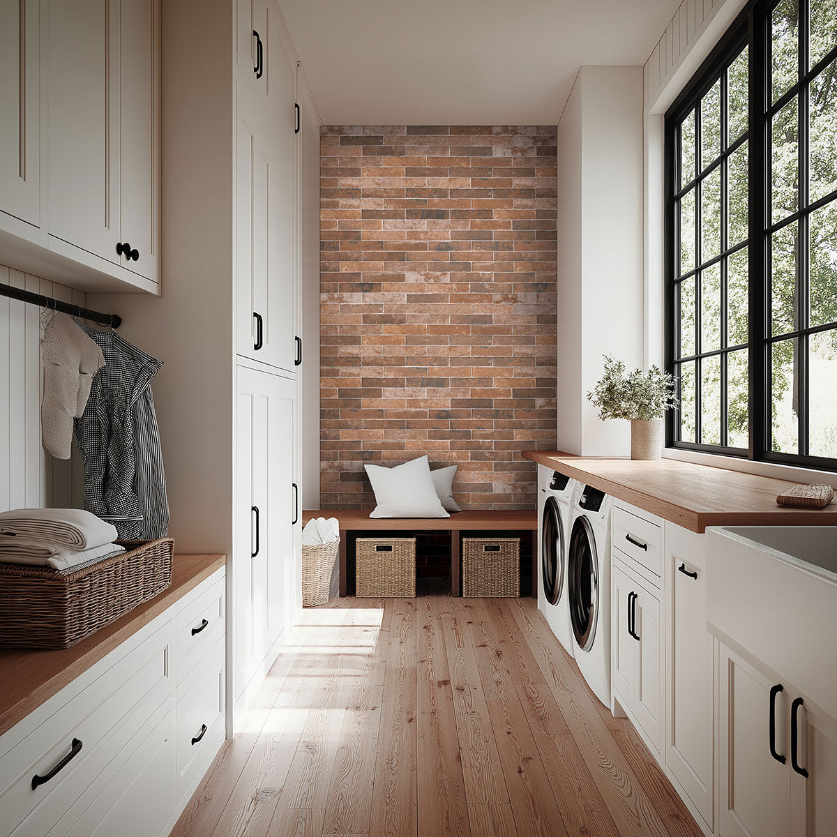 MSI Surfaces Ceramic Tiles – Brickstone Red Matte 2" x 10"