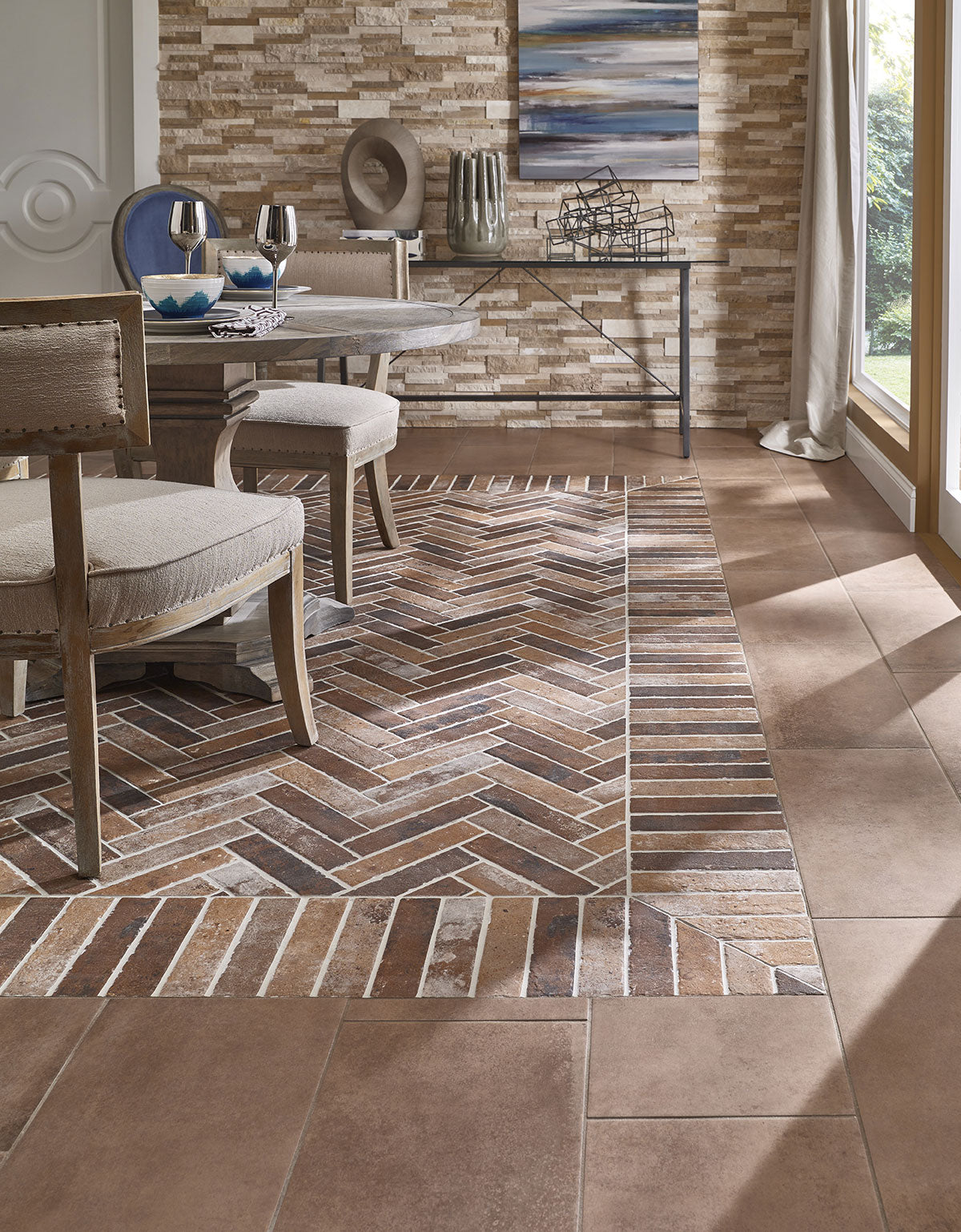 MSI Surfaces Ceramic Tiles – Brickstone Red Matte 2" x 10"