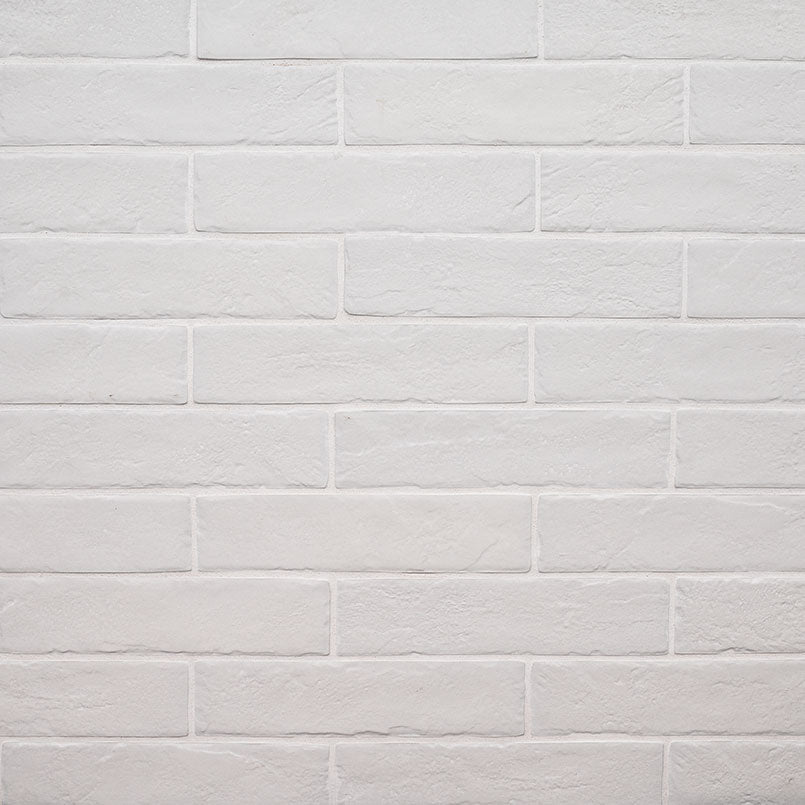 MSI Surfaces Ceramic Tiles – Brickstone White Matte 2" x 10"