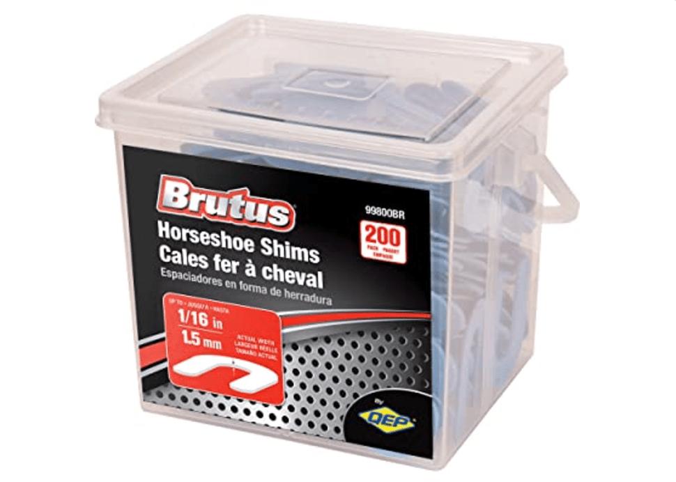 Brutus - Espaceurs à tuiles en U 1/16" (paquet de 200) ||Q99800BR - Ceramed
