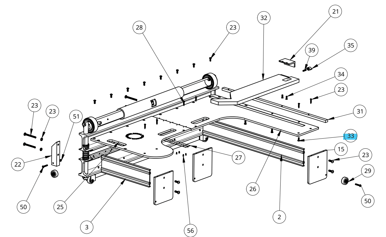 Bullet Tools - Vis de remplacement M6 x 16 PHPMS ZP pour 940-RCT