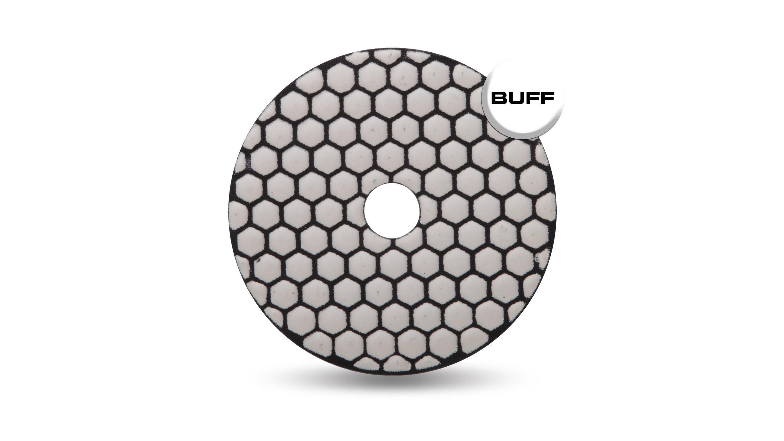 Rubi - Buff 4" White Dry Polishing Pad ||61973